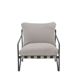 Drawer ZENO Salon de jardin 4 places en acier