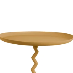 Leitmotiv ZIGZAG Table d'appoint ronde en métal ø40cm