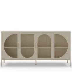 No name ZIO Buffet 4 portes en métal L160cm