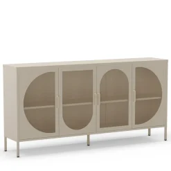 No name ZIO Buffet 4 portes en métal L160cm