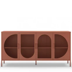 No name ZIO Buffet 4 portes en métal L160cm