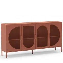 No name ZIO Buffet 4 portes en métal L160cm
