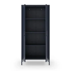 No name ZIO Vaisselier 2 portes en métal H170cm
