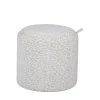 Drawer ZOÉ Pouf rond imprimé animal avec plateau et rangement ø40cm