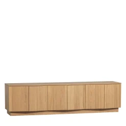 Woood ZUMA Meuble TV 6 portes en bois L200cm