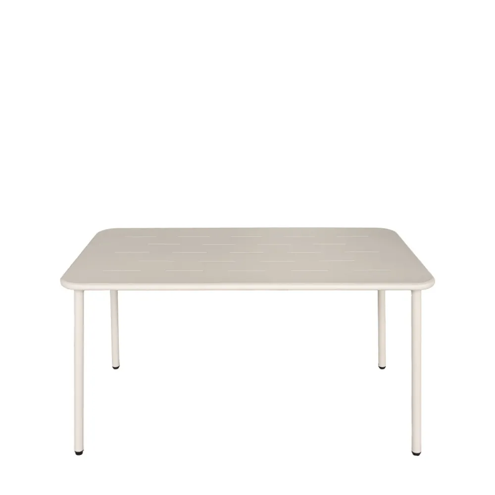 Drawer ZYRA Table à manger de jardin 4 personnes en métal