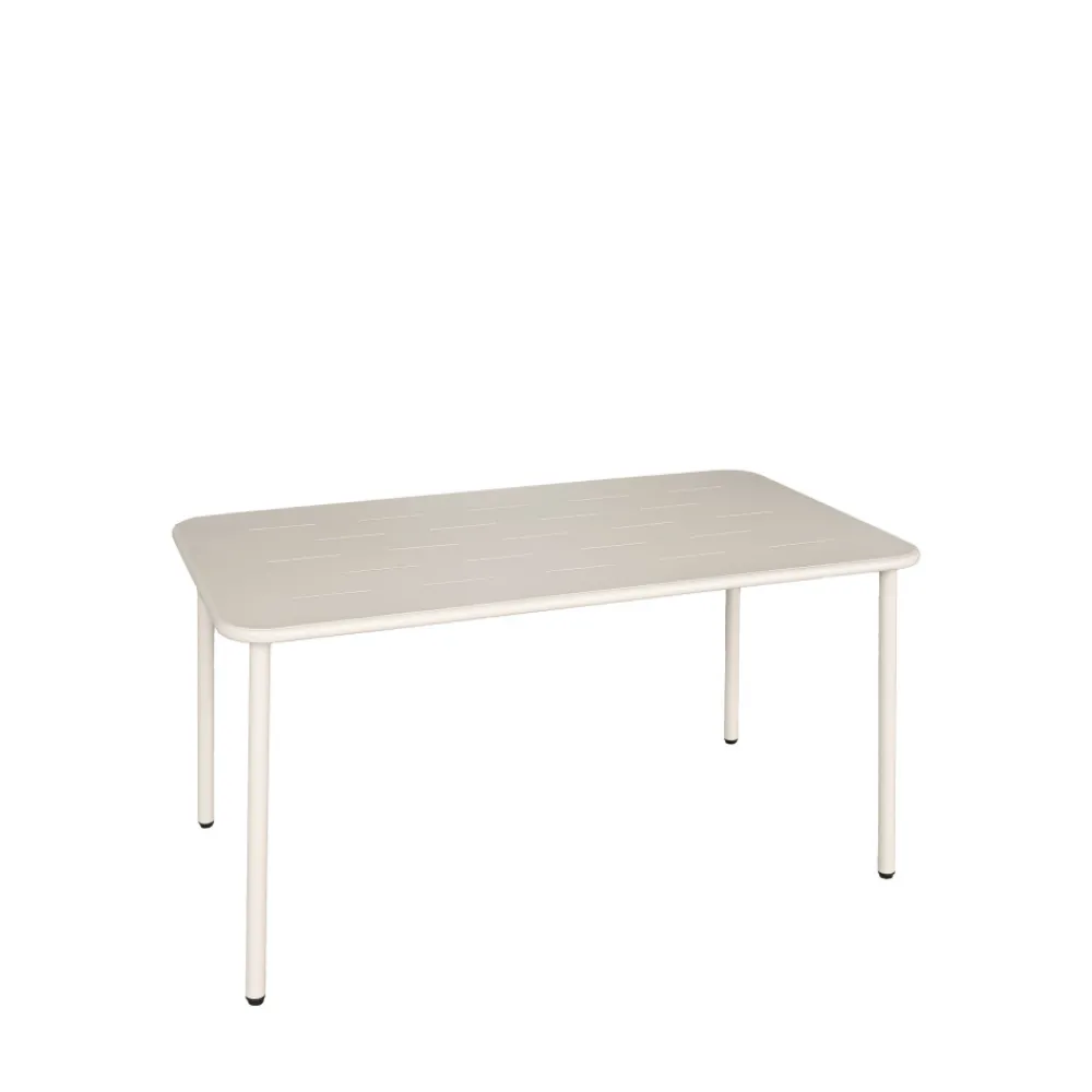 Drawer ZYRA Table à manger de jardin 4 personnes en métal