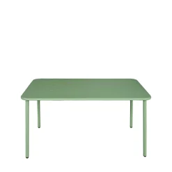 Drawer ZYRA Table à manger de jardin 4 personnes en métal