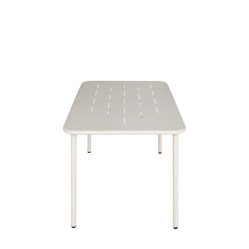 Drawer ZYRA Table à manger de jardin 4 personnes en métal