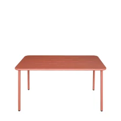 Drawer ZYRA Table à manger de jardin 4 personnes en métal