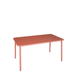 Drawer ZYRA Table à manger de jardin 4 personnes en métal