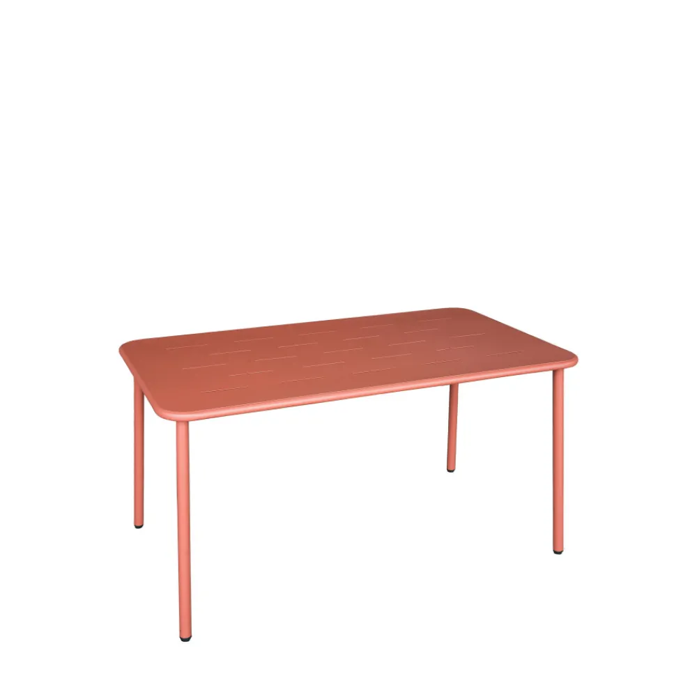 Drawer ZYRA Table à manger de jardin 4 personnes en métal