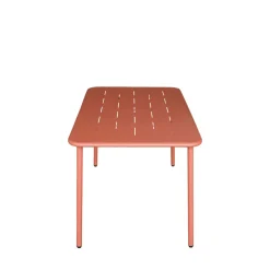 Drawer ZYRA Table à manger de jardin 4 personnes en métal