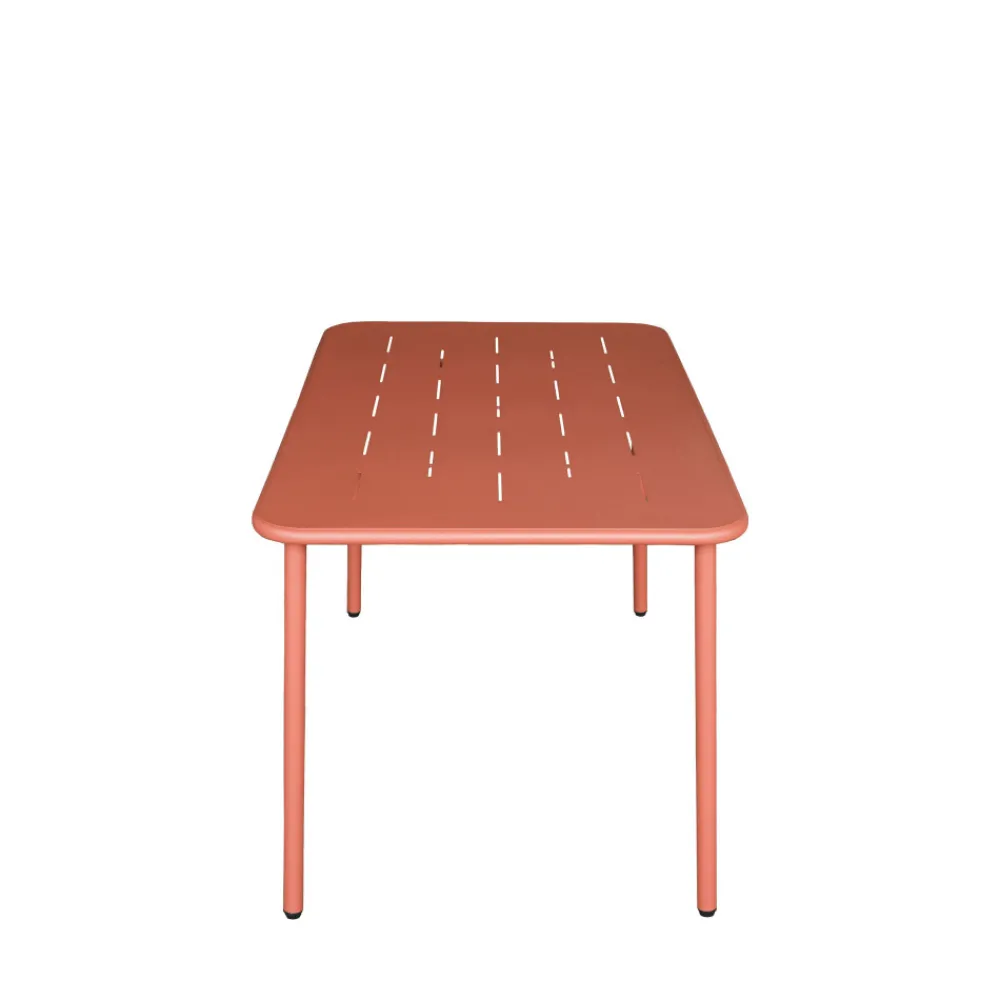Drawer ZYRA Table à manger de jardin 4 personnes en métal