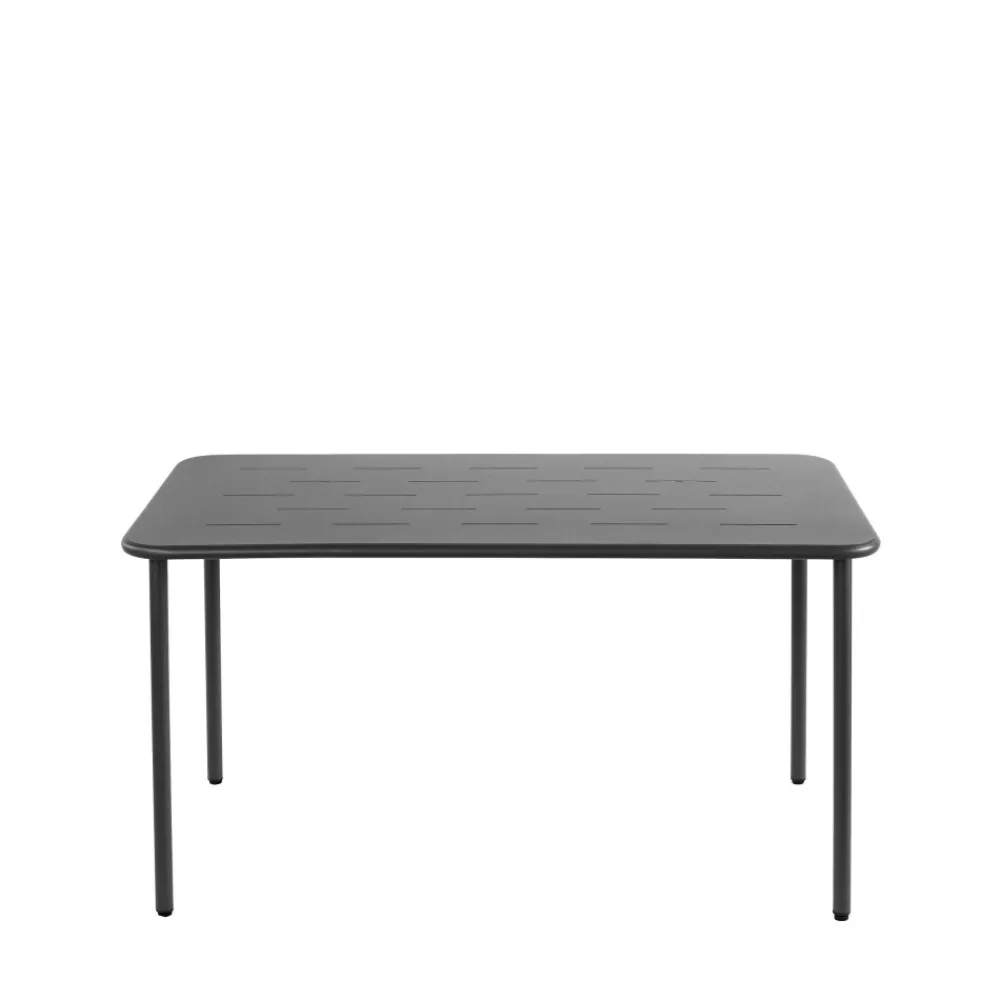 Drawer ZYRA Table à manger de jardin 4 personnes en métal