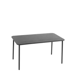 Drawer ZYRA Table à manger de jardin 4 personnes en métal